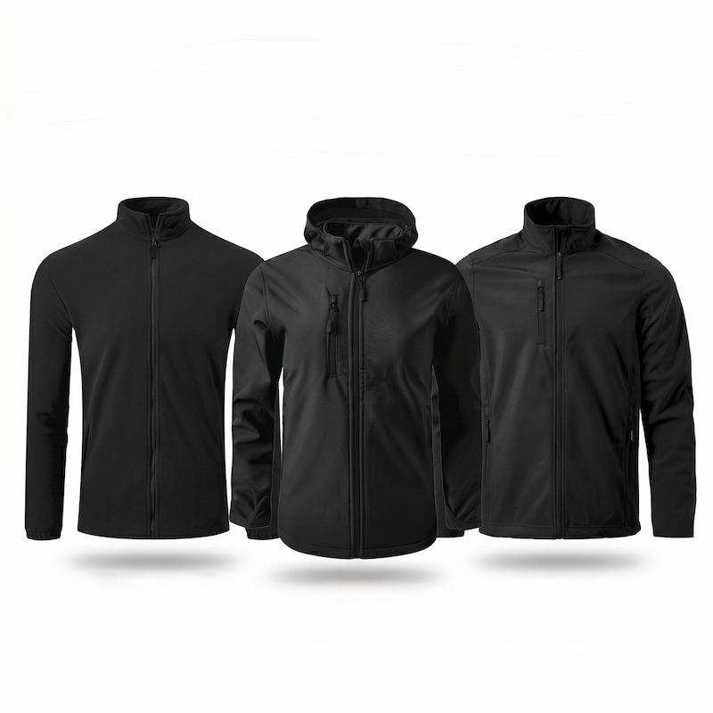 Softshells et polaires professionnels